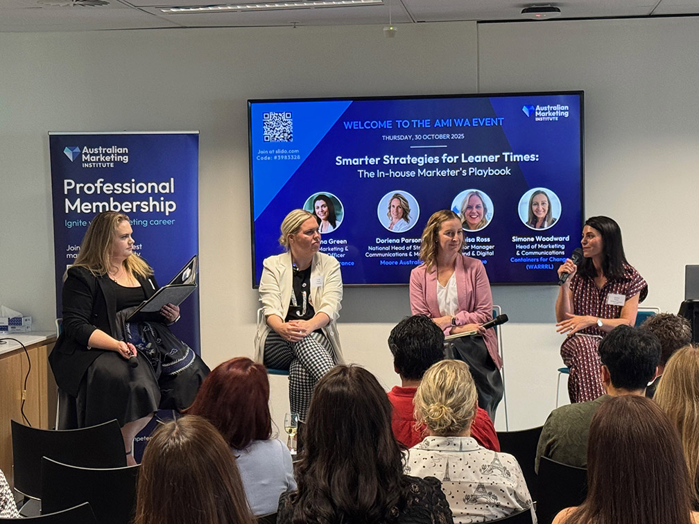 WA marketers gather for AMI panel: “Smarter Strategies for Leaner Times”