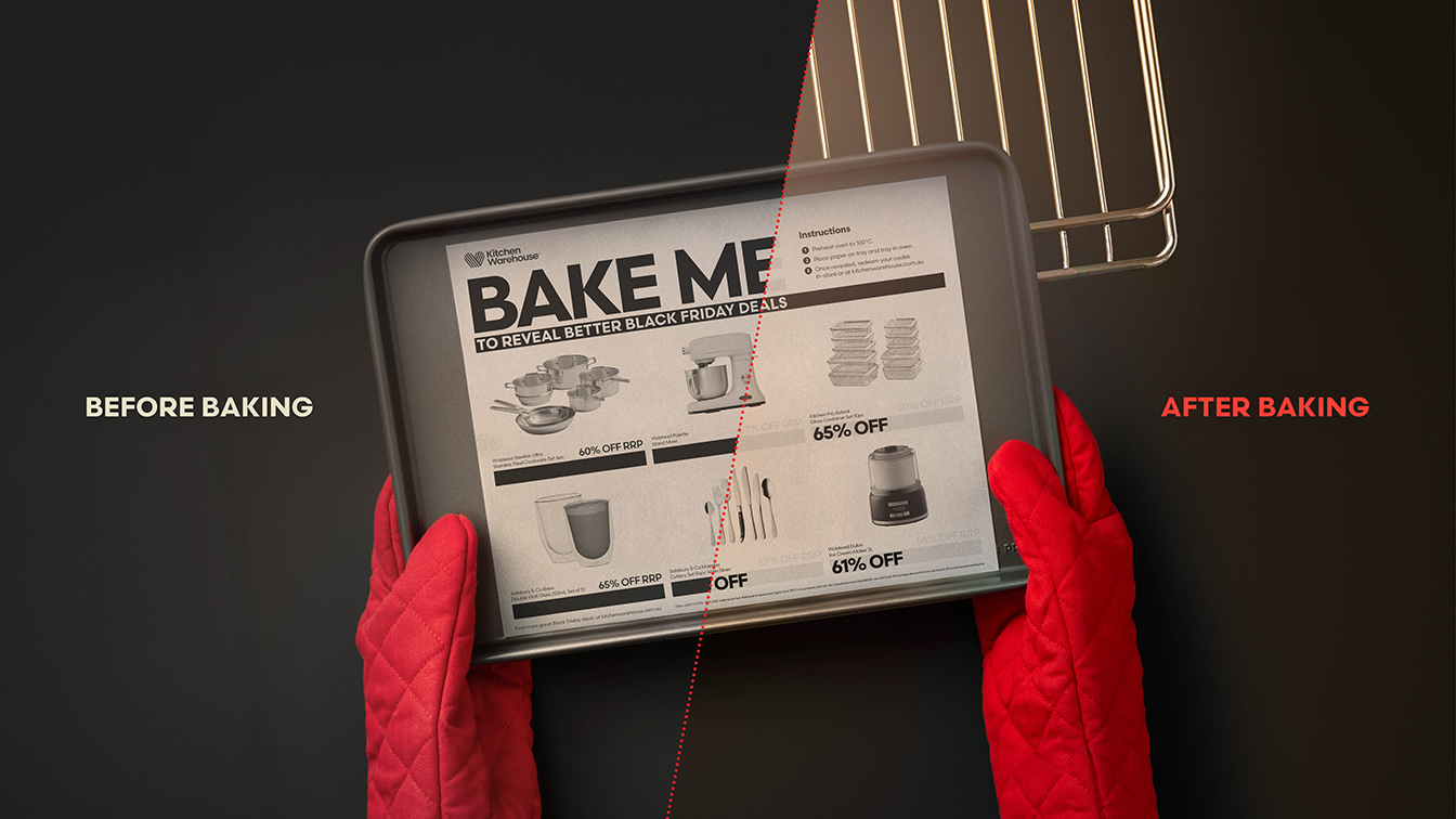 Kitchen Warehouse introduces heat-activated ‘Bake Friday Deals’ for Black Friday