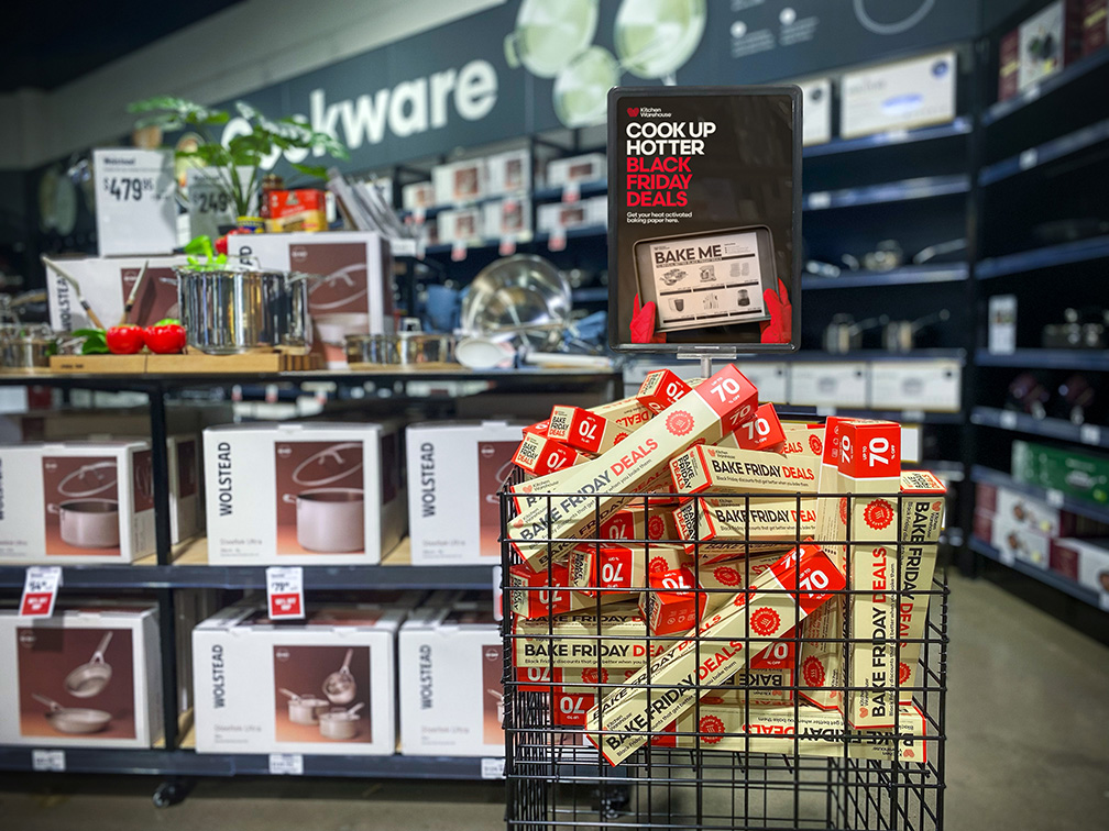 Kitchen Warehouse introduces heat-activated ‘Bake Friday Deals’ for Black Friday