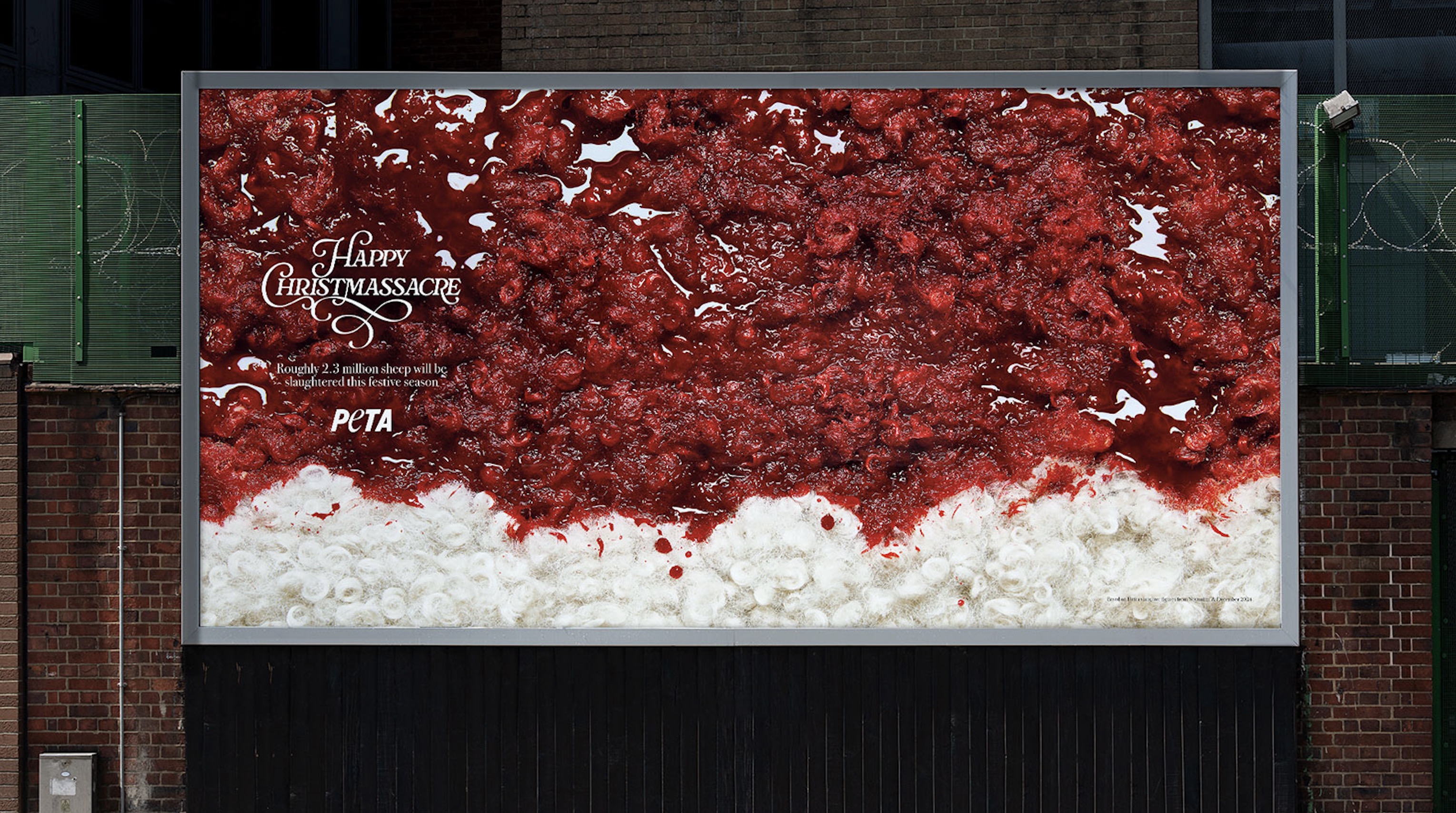 Seen+Noted: PETA exposes carnage behind the Chrissy cheer in ‘Happy Christmassacre’