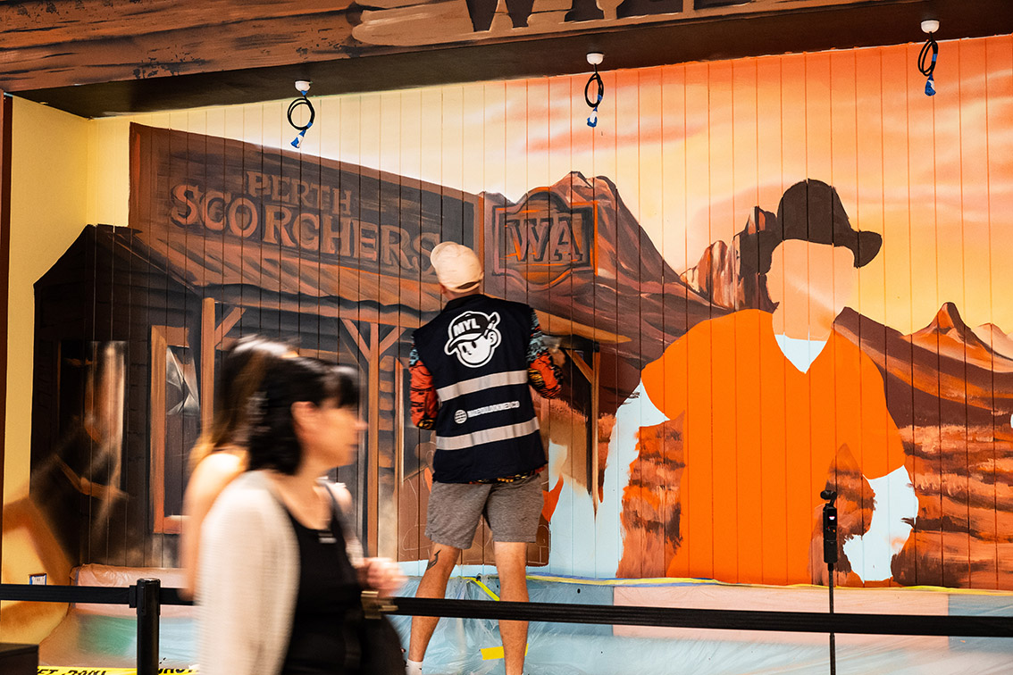 Perth Scorchers team up with Made You Look to bring the wild west to Karrinyup