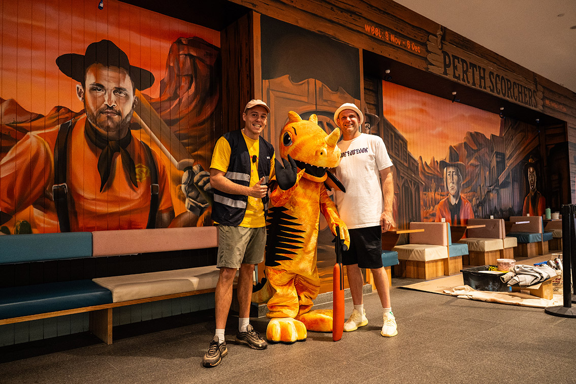 Perth Scorchers team up with Made You Look to bring the wild west to Karrinyup