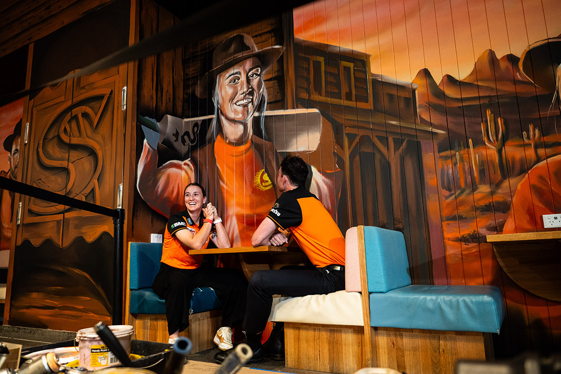 Perth Scorchers team up with Made You Look to bring the wild west to Karrinyup