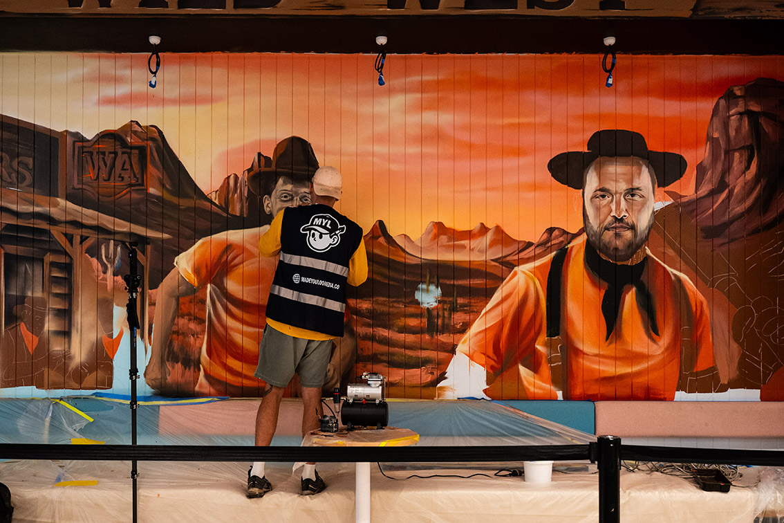 Perth Scorchers team up with Made You Look to bring the wild west to Karrinyup