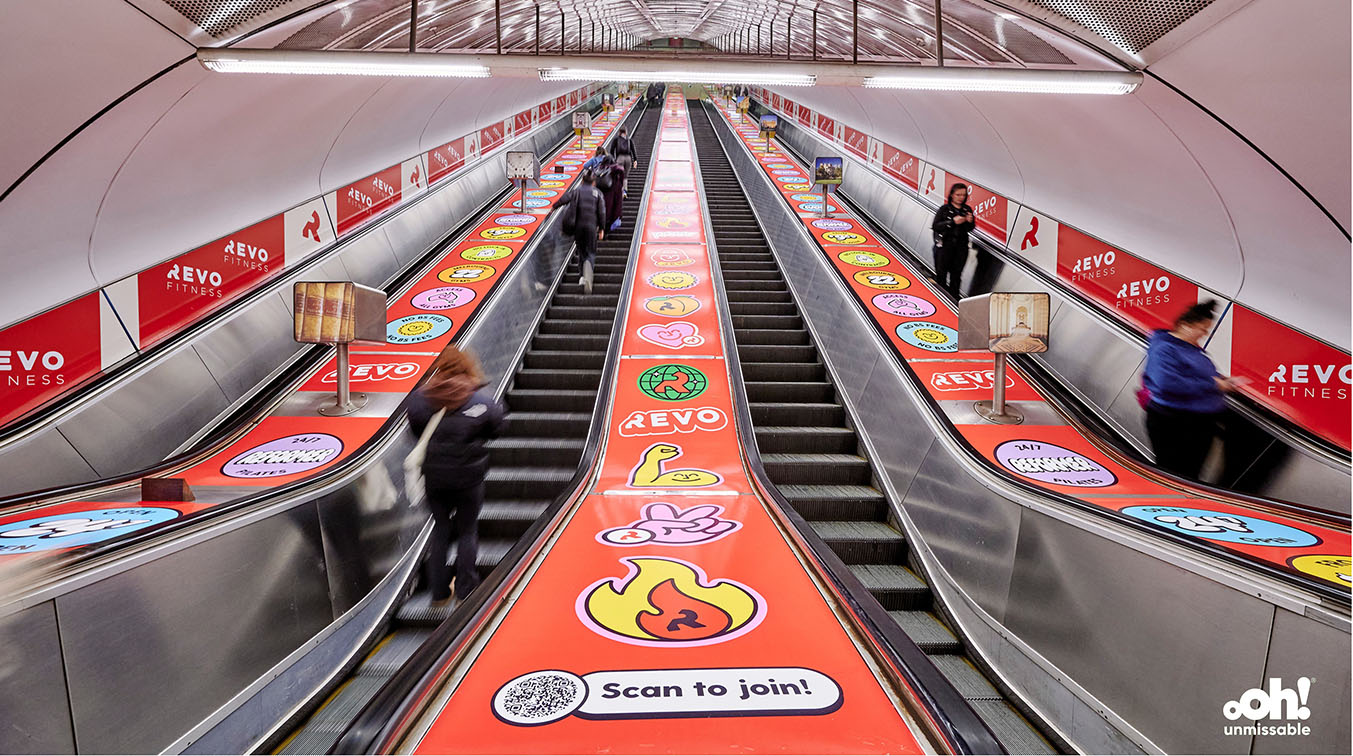 Revo Fitness partners with oOh!media for full-scale Parliament Station takeover in Melbourne
