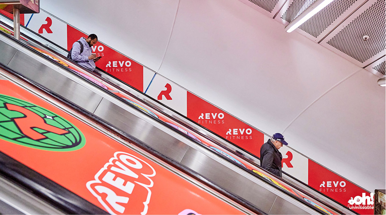 Revo Fitness partners with oOh!media for full-scale Parliament Station takeover in Melbourne
